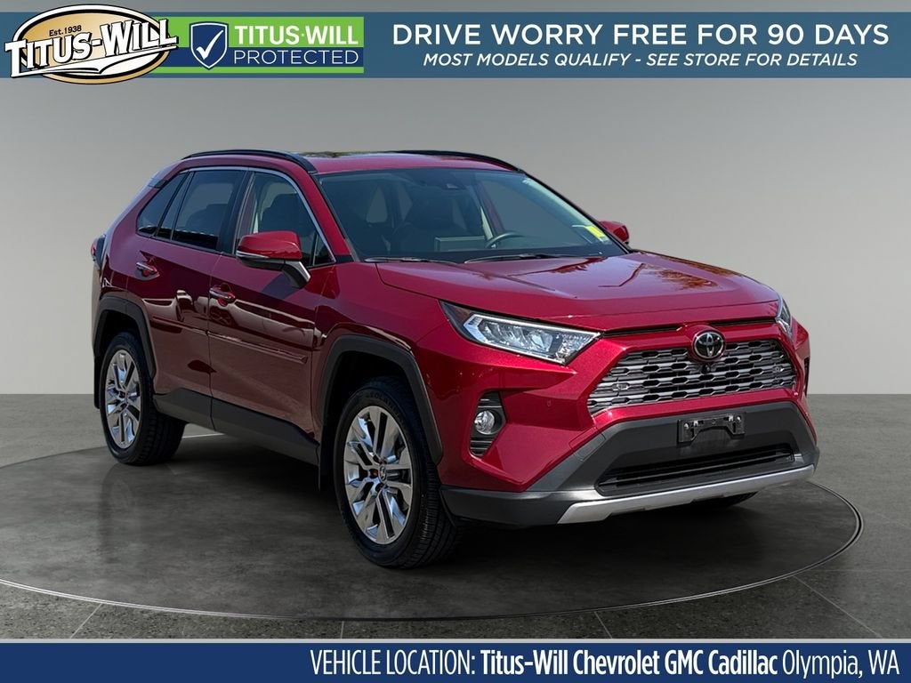 Red 2020 Toyota RAV4 SUV / Crossover All-Wheel Drive 