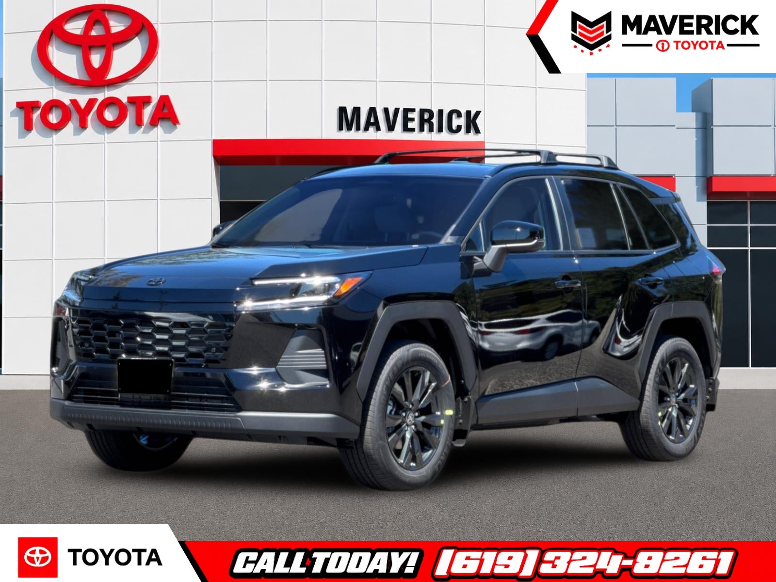 Midnight Black Metallic 2026 Toyota RAV4 SUV / Crossover Front-Wheel Drive Continuously Variable Transmission