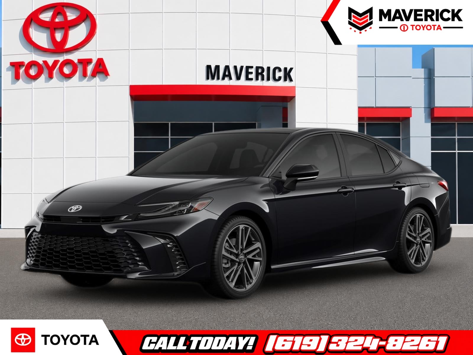 Midnight Black Metallic 2026 Toyota Camry Sedan All-Wheel Drive Continuously Variable Transmission