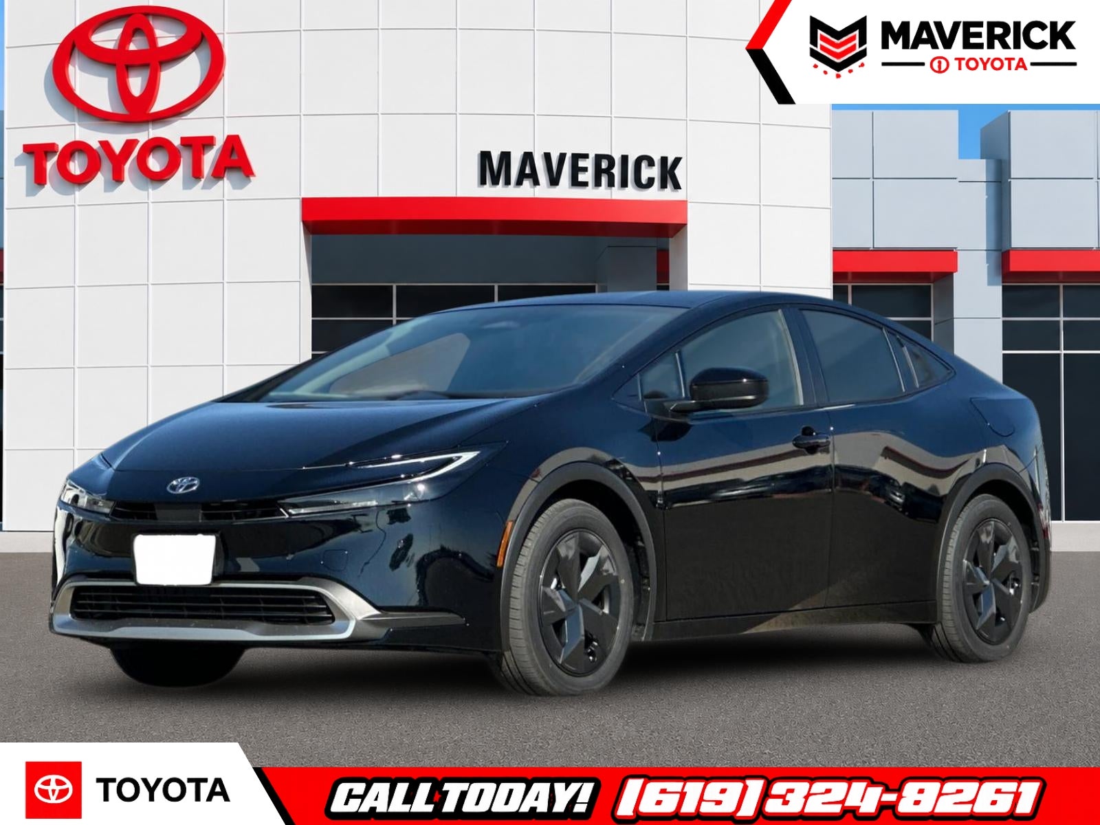 Black 2026 Toyota Prius Plug-In Hybrid Hatchback Front-Wheel Drive Continuously Variable Transmission