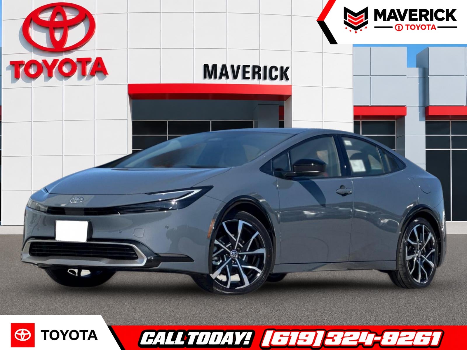 Gray 2026 Toyota Prius Plug-In Hybrid Hatchback Front-Wheel Drive Continuously Variable Transmission