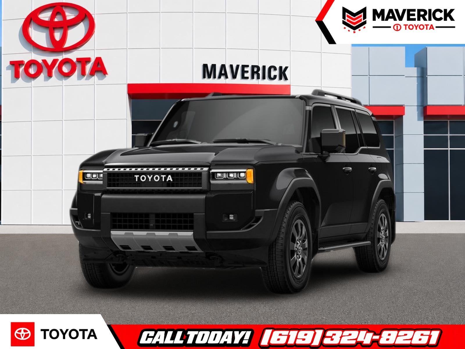 Black 2027 Toyota Land Cruiser SUV / Crossover Four-Wheel Drive 8-Speed Automatic