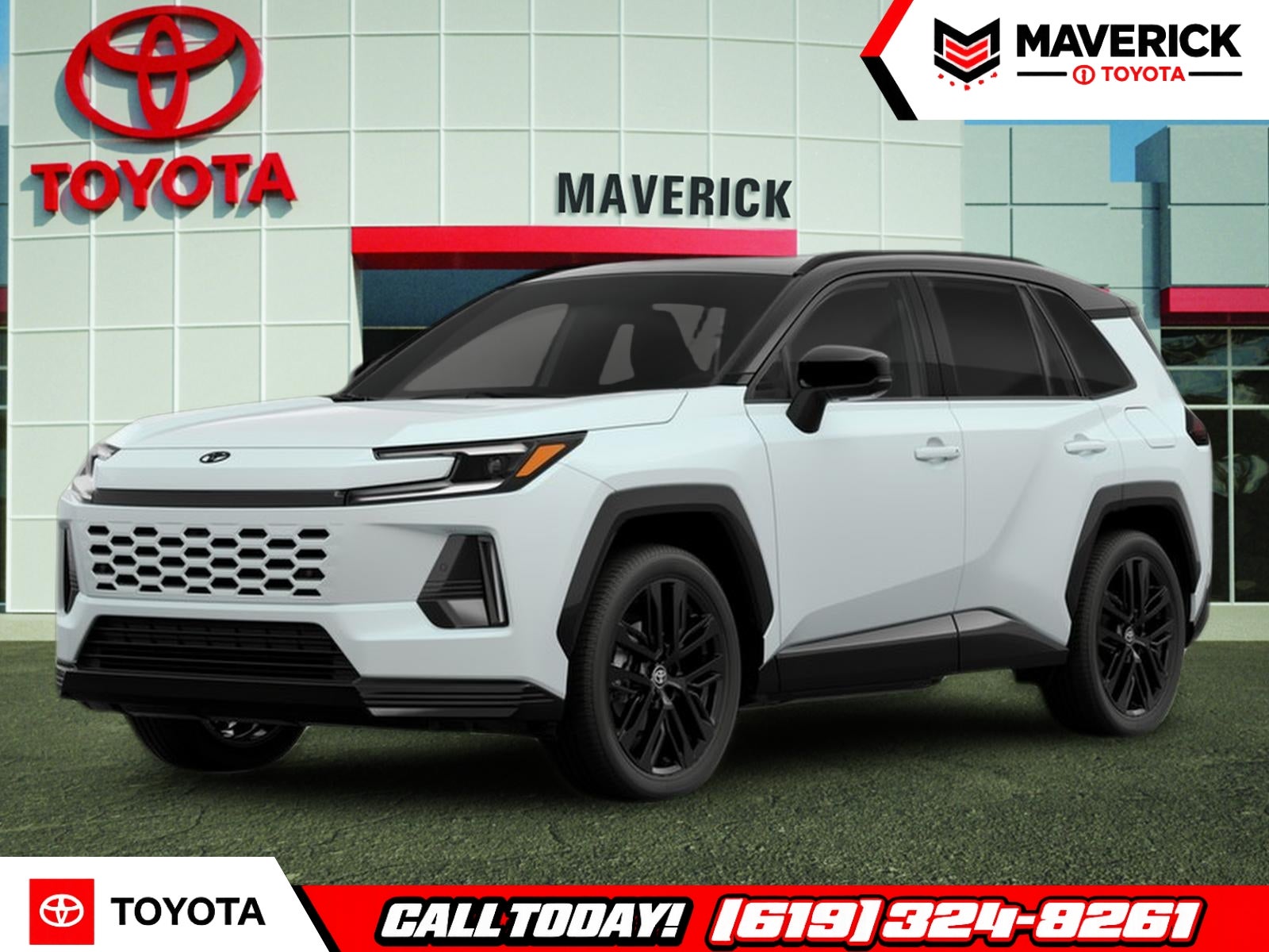 Wind Chill Pearl With Midnight Black Metallic Roof 2026 Toyota RAV4 SUV / Crossover All-Wheel Drive Continuously Variable Transmission