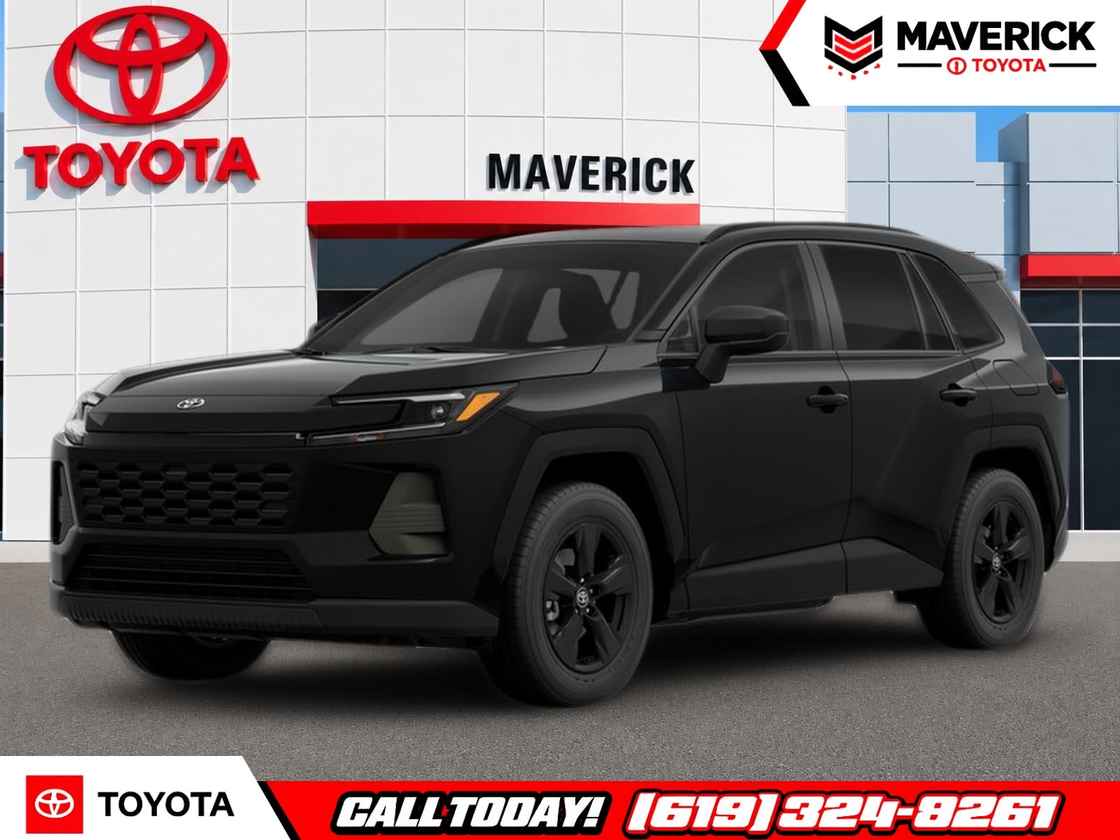 Midnight Black Metallic 2026 Toyota RAV4 SUV / Crossover All-Wheel Drive Continuously Variable Transmission