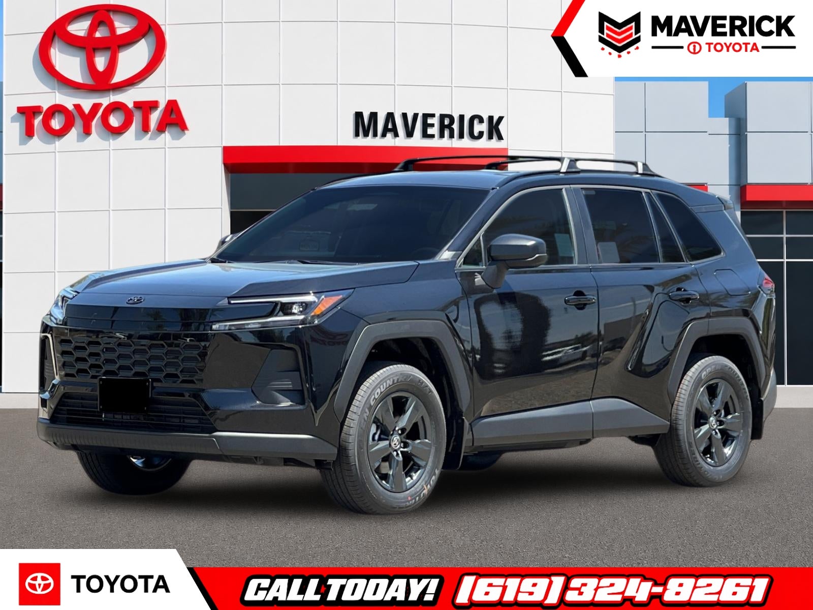 Midnight Black Metallic 2026 Toyota RAV4 SUV / Crossover Front-Wheel Drive Continuously Variable Transmission