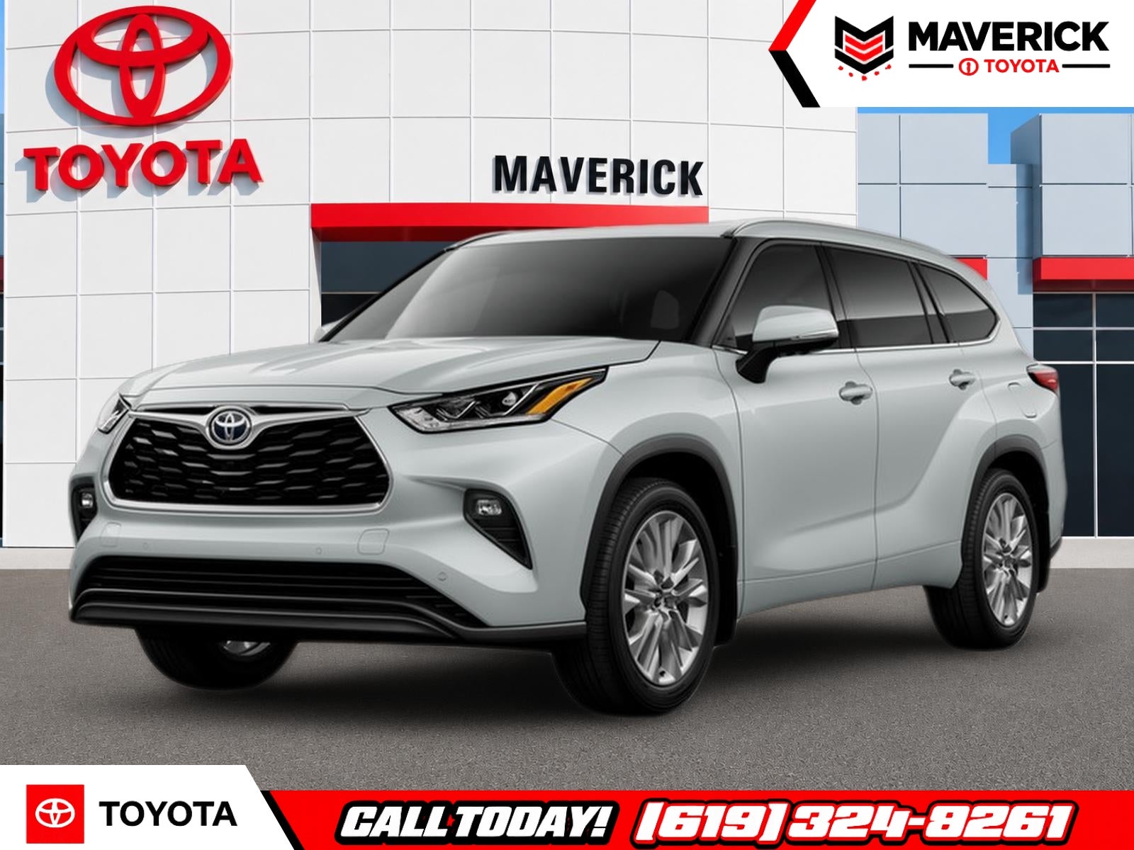 White (Wind Chill Pearl) 2026 Toyota Highlander SUV / Crossover All-Wheel Drive 8-Speed Dual Clutch