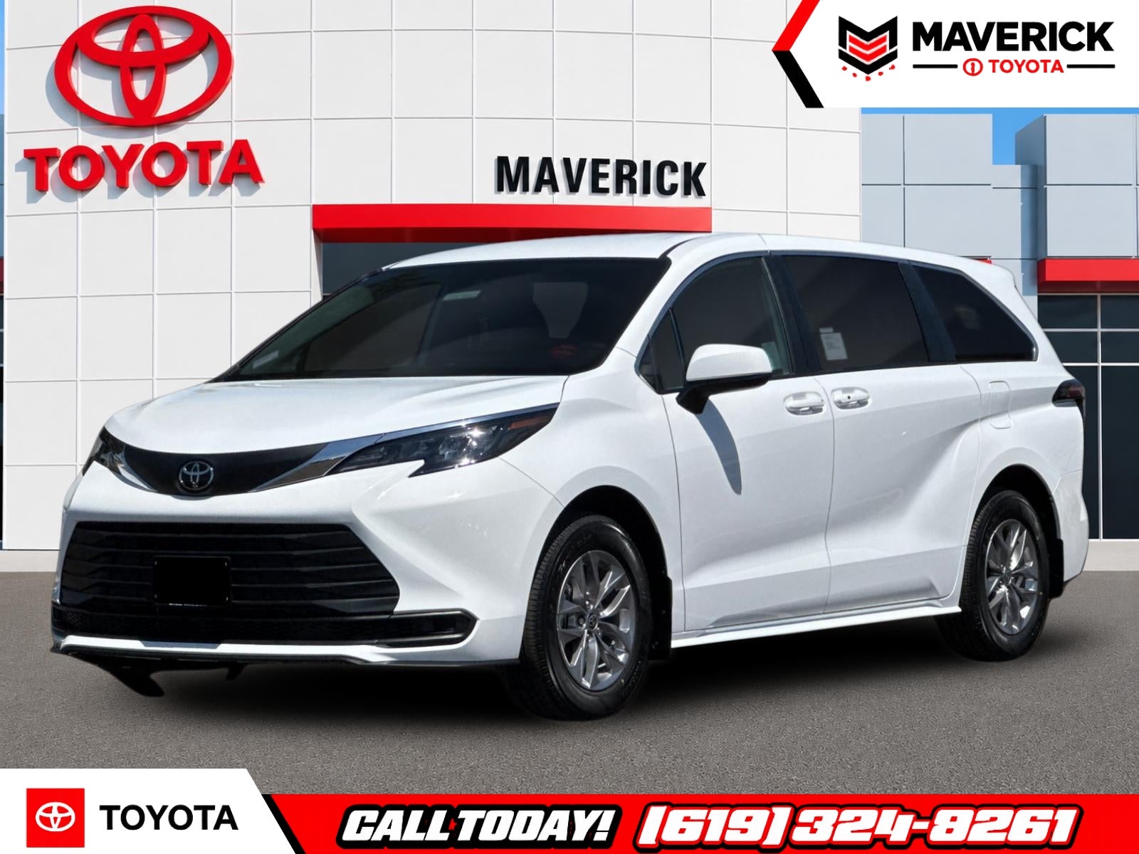Ice Cap 2026 Toyota Sienna Minivan Front-Wheel Drive Continuously Variable Transmission