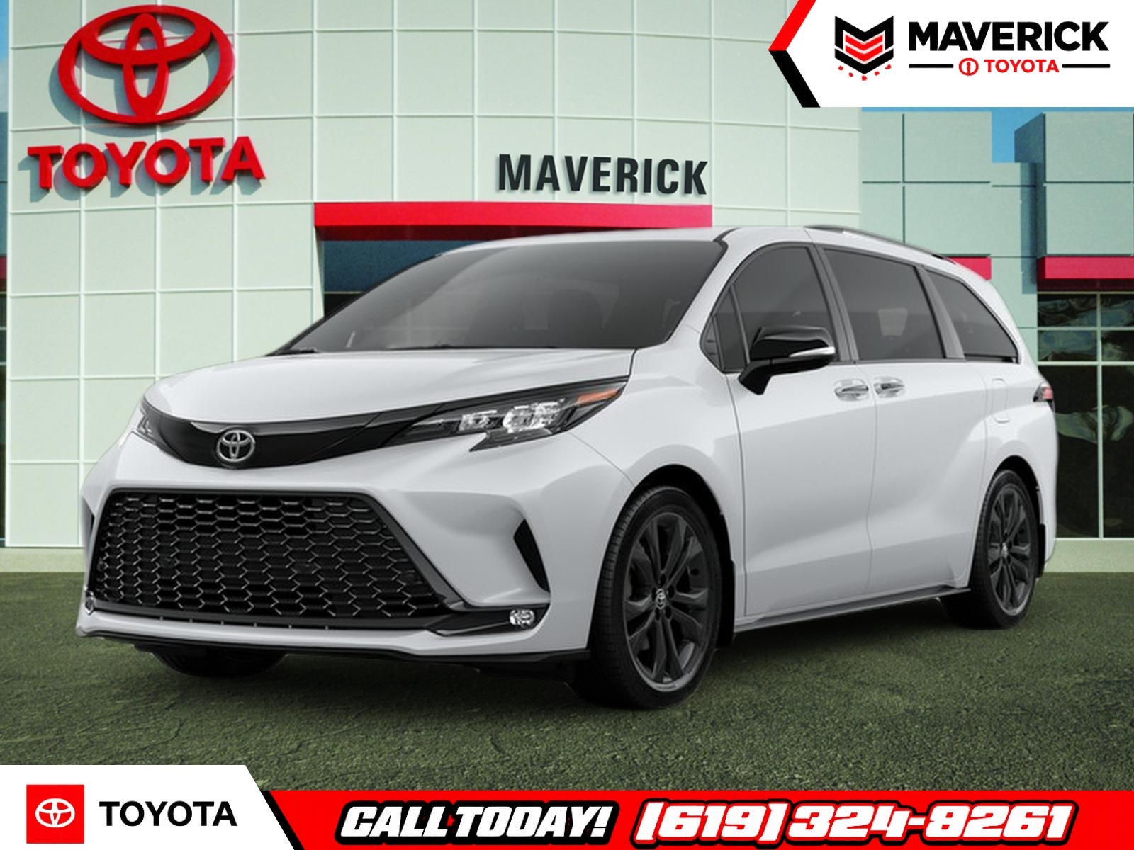 Ice Cap 2026 Toyota Sienna Minivan Front-Wheel Drive Continuously Variable Transmission