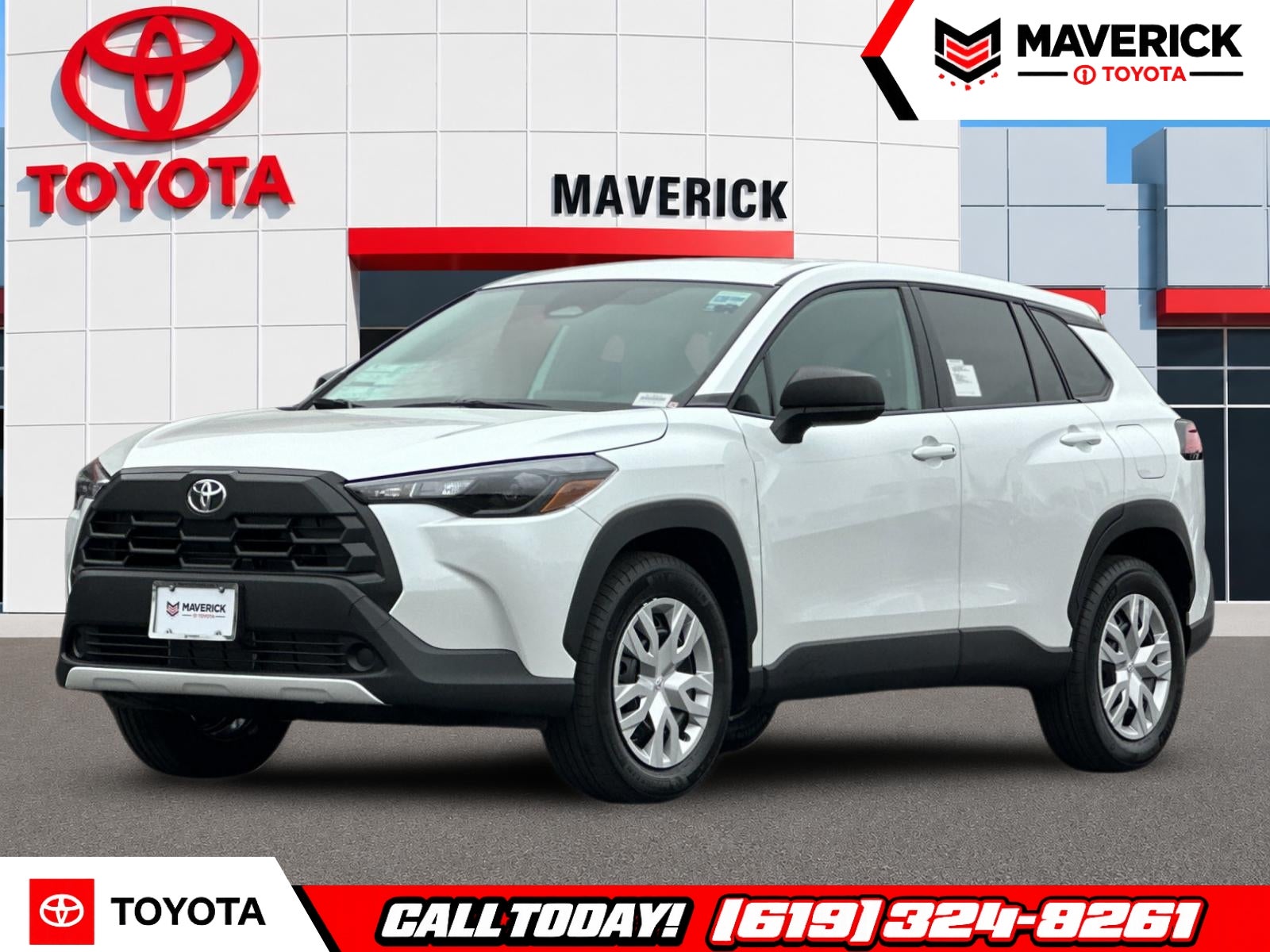 White (Wind Chill Pearl) 2026 Toyota Corolla Cross SUV / Crossover Front-Wheel Drive Continuously Variable Transmission