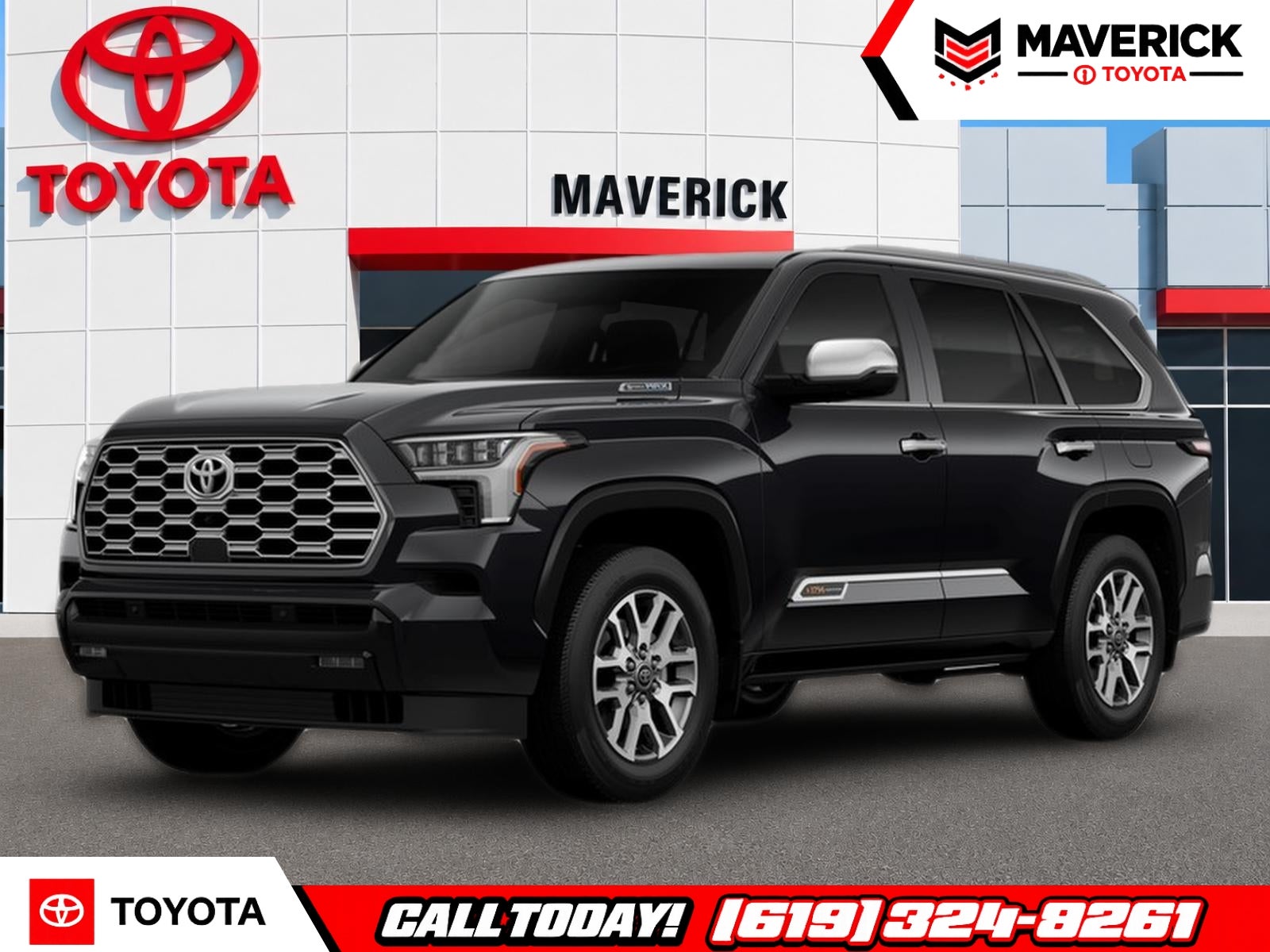 Midnight Black Metallic 2026 Toyota Sequoia SUV / Crossover Four-Wheel Drive Automatic