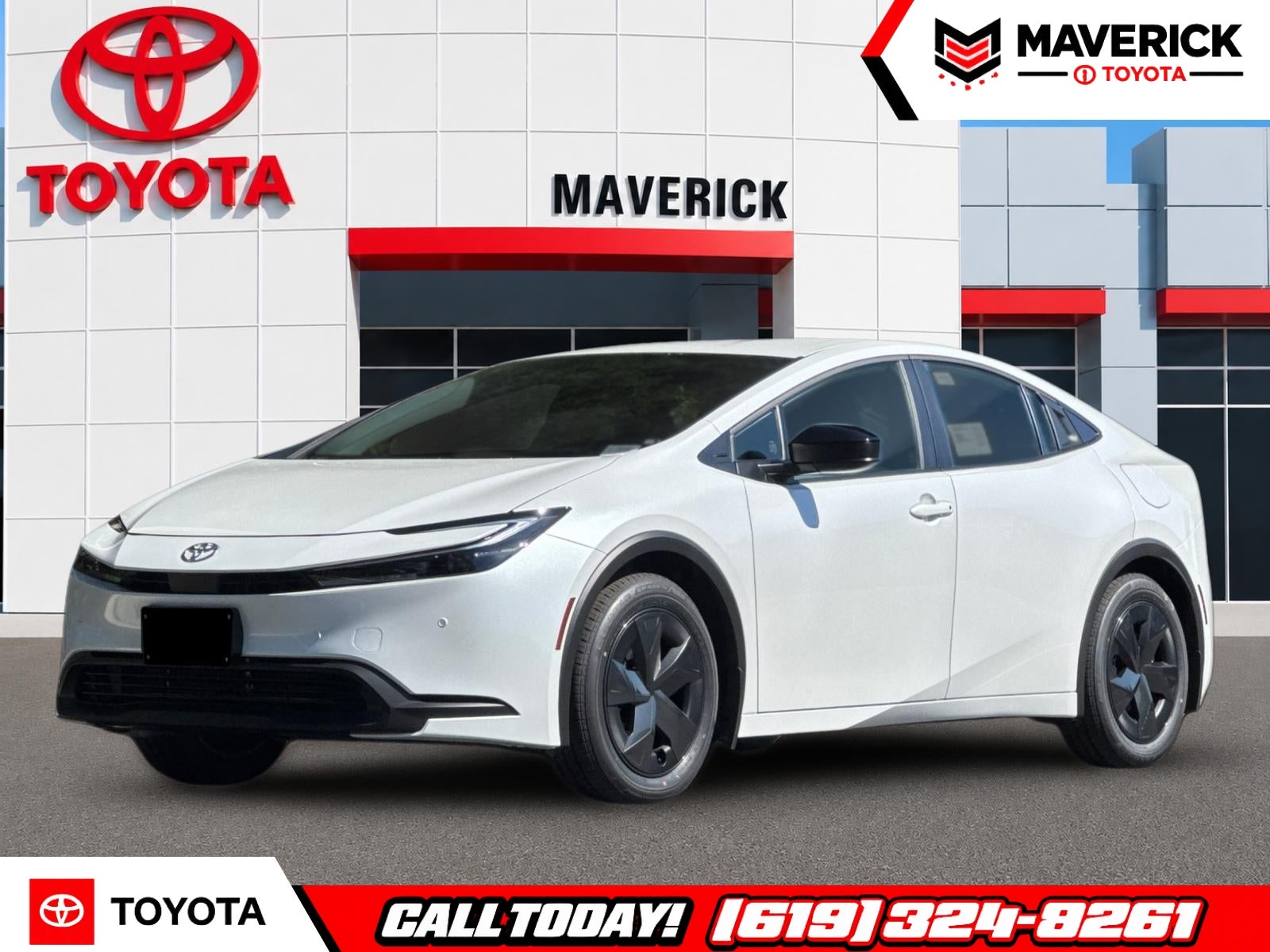 White (Wind Chill Pearl) 2027 Toyota Prius Hatchback Front-Wheel Drive Continuously Variable Transmission