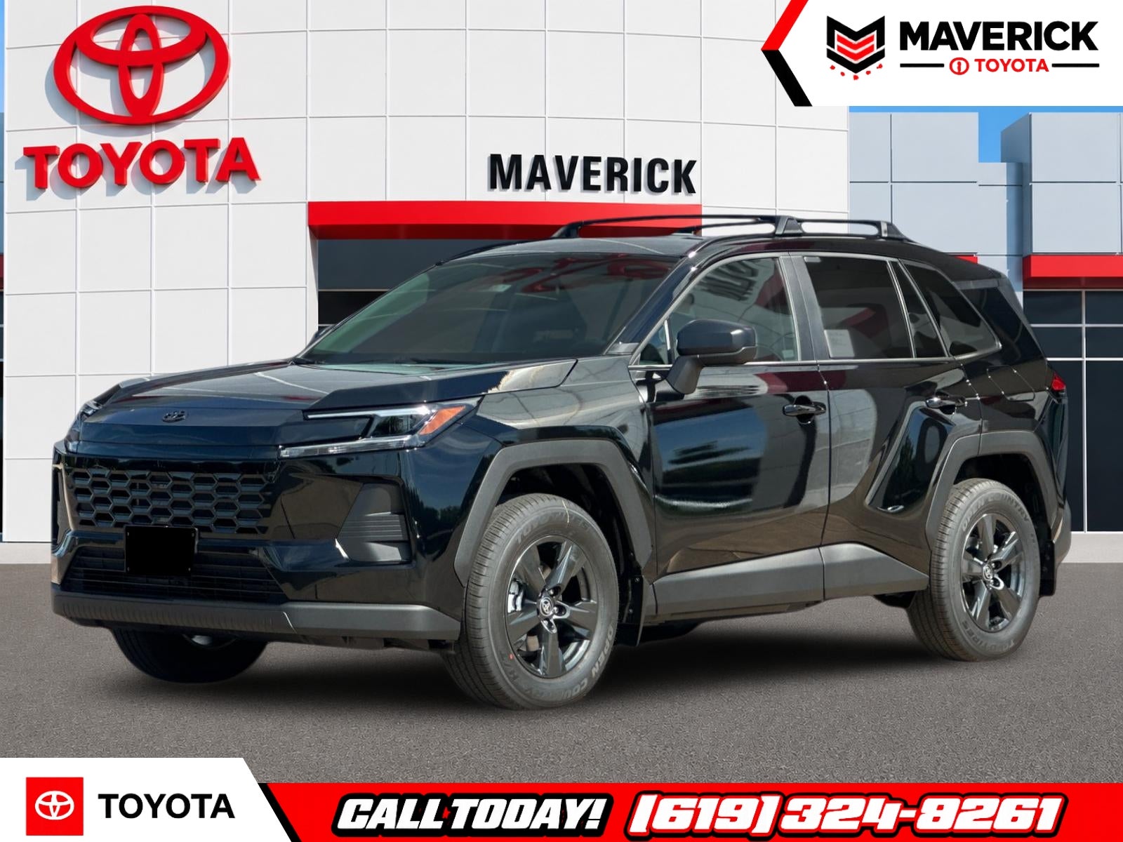 Midnight Black Metallic 2026 Toyota RAV4 SUV / Crossover All-Wheel Drive Continuously Variable Transmission