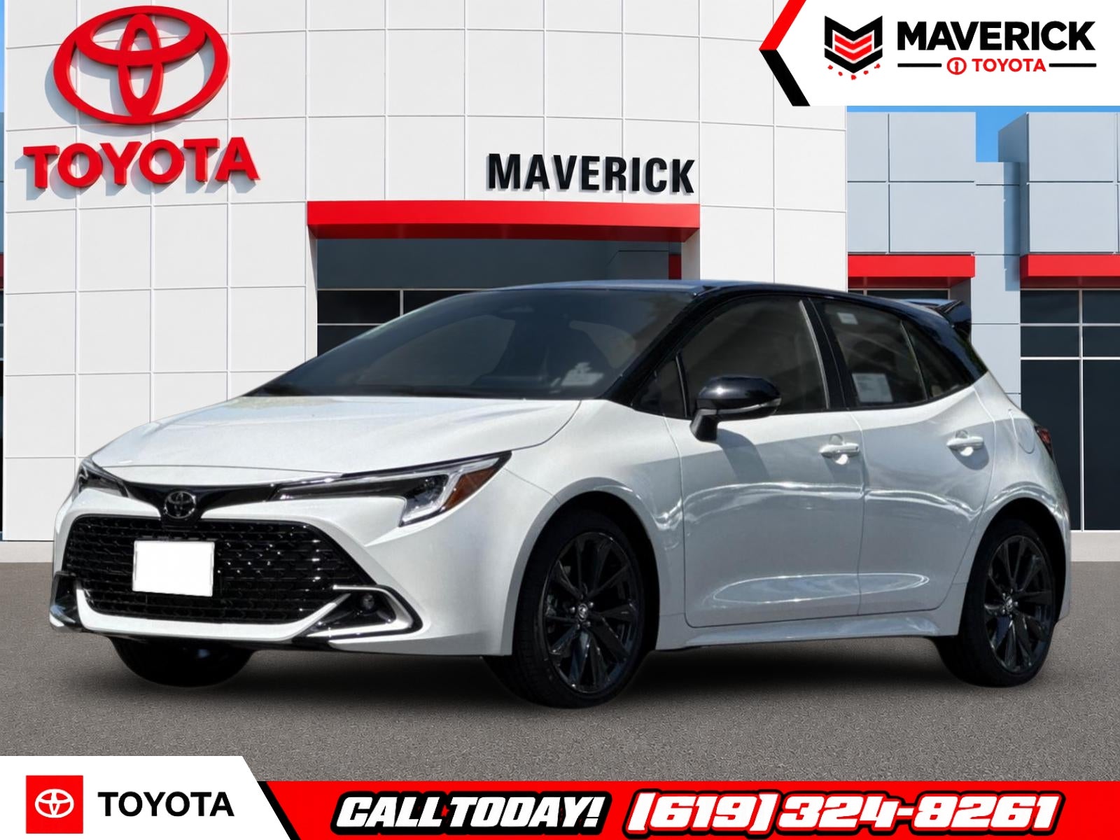 Wind Chill Pearl With Midnight Black Metallic Roof 2026 Toyota Corolla Hatchback Hatchback Front-Wheel Drive Continuously Variable Transmission