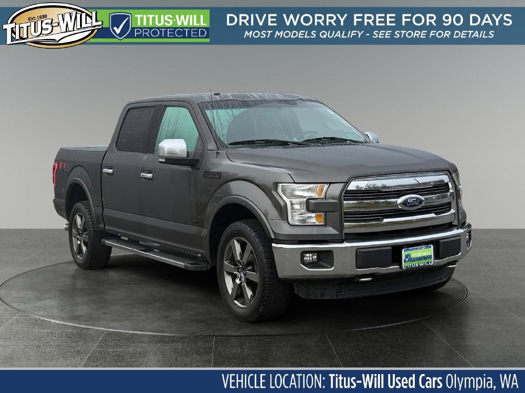 Gray (Magnetic) 2016 Ford F-150 Pickup Truck Four-Wheel Drive 6-Speed Automatic