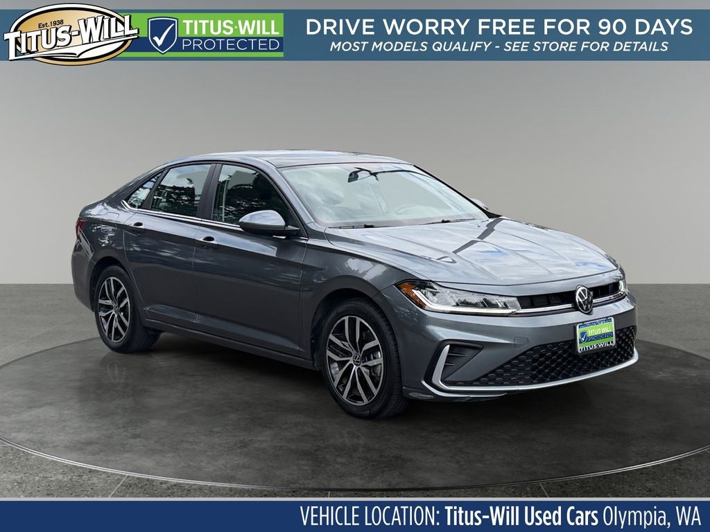 Gray 2025 Volkswagen Jetta Sedan Front-Wheel Drive 8-Speed Automatic