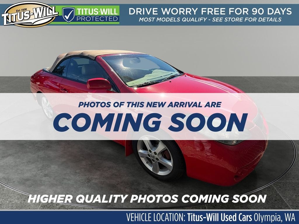 Absolutely Red 2007 Toyota Camry Solara Coupe Front-Wheel Drive 5-Speed Automatic Overdrive