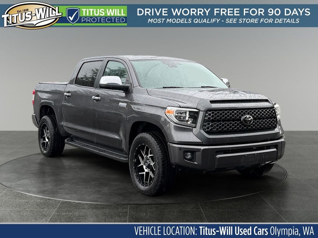 Magnetic Gray Metallic 2020 Toyota Tundra Pickup Truck Four-Wheel Drive 6-Speed Automatic