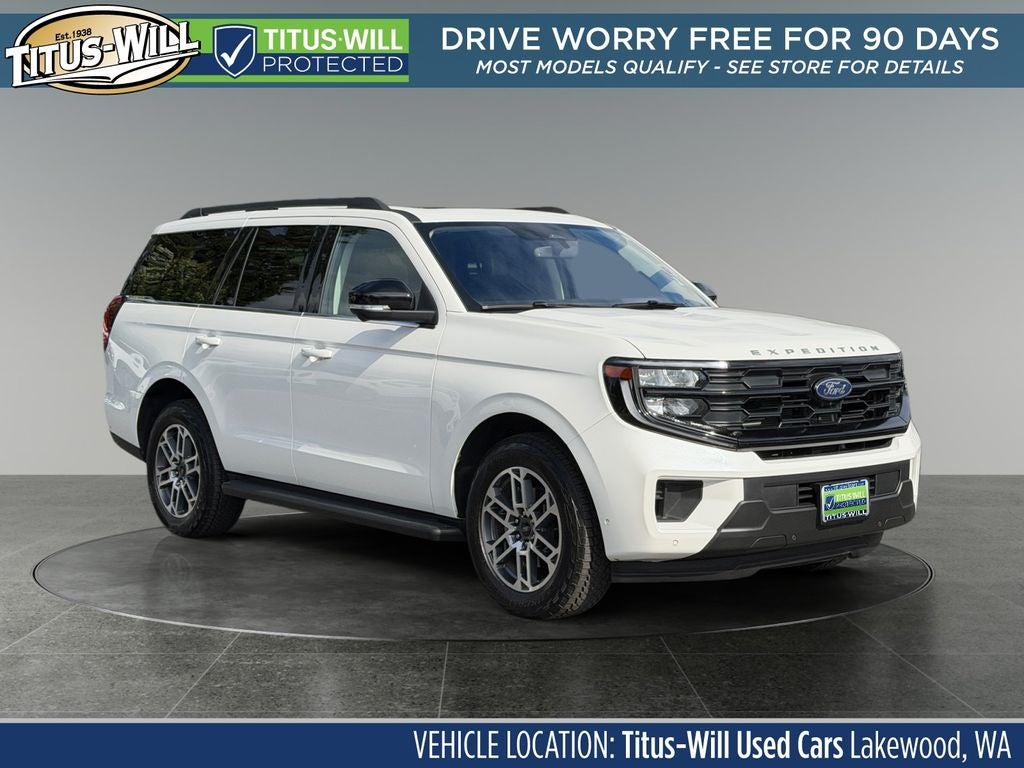 White Metallic 2025 Ford Expedition SUV / Crossover Four-Wheel Drive Automatic