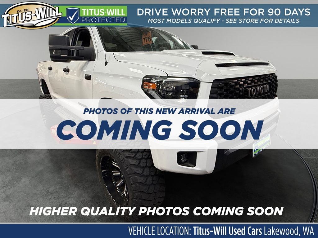 Super White 2019 Toyota Tundra Pickup Truck Four-Wheel Drive 6-Speed Automatic