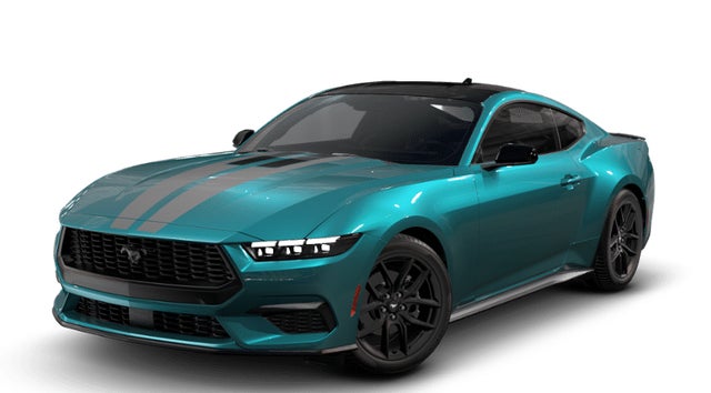 Adriatic Blue Metallic 2026 Ford Mustang Coupe Rear-Wheel Drive Automatic