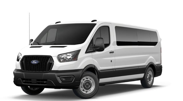 Oxford White 2027 Ford Transit Passenger Van Rear-Wheel Drive