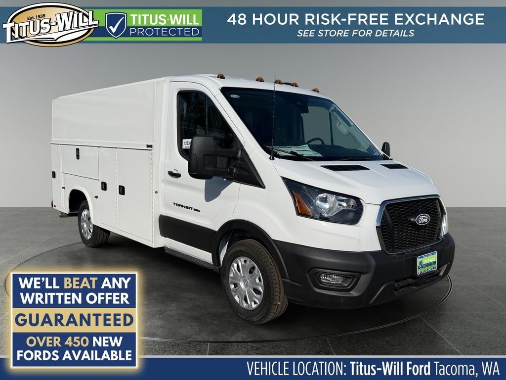 Oxford White 2026 Ford Transit Chassis Van Rear-Wheel Drive 