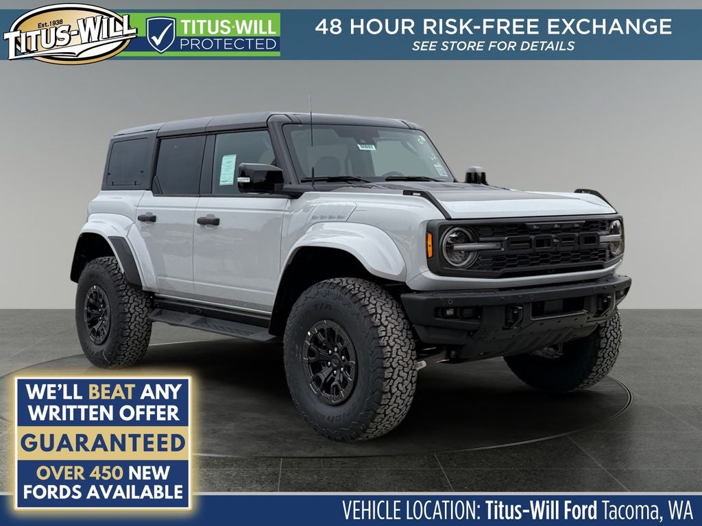 Avalanche 2026 Ford Bronco Raptor SUV / Crossover Four-Wheel Drive Automatic