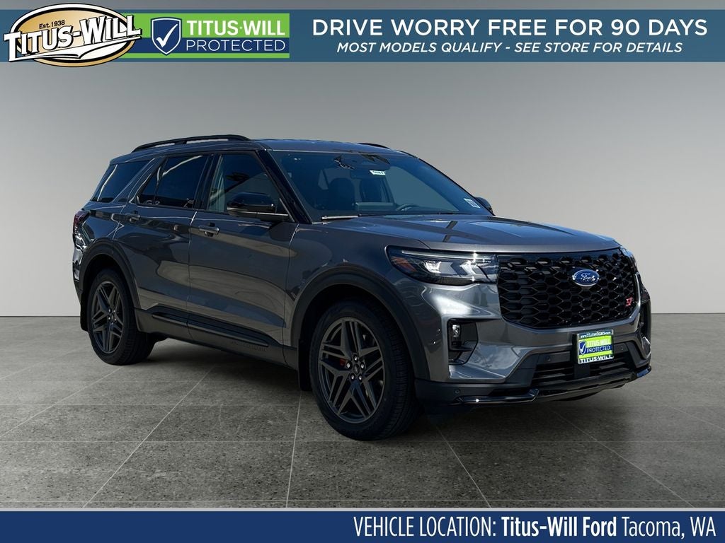 Gray Metallic 2025 Ford Explorer SUV / Crossover All-Wheel Drive Automatic