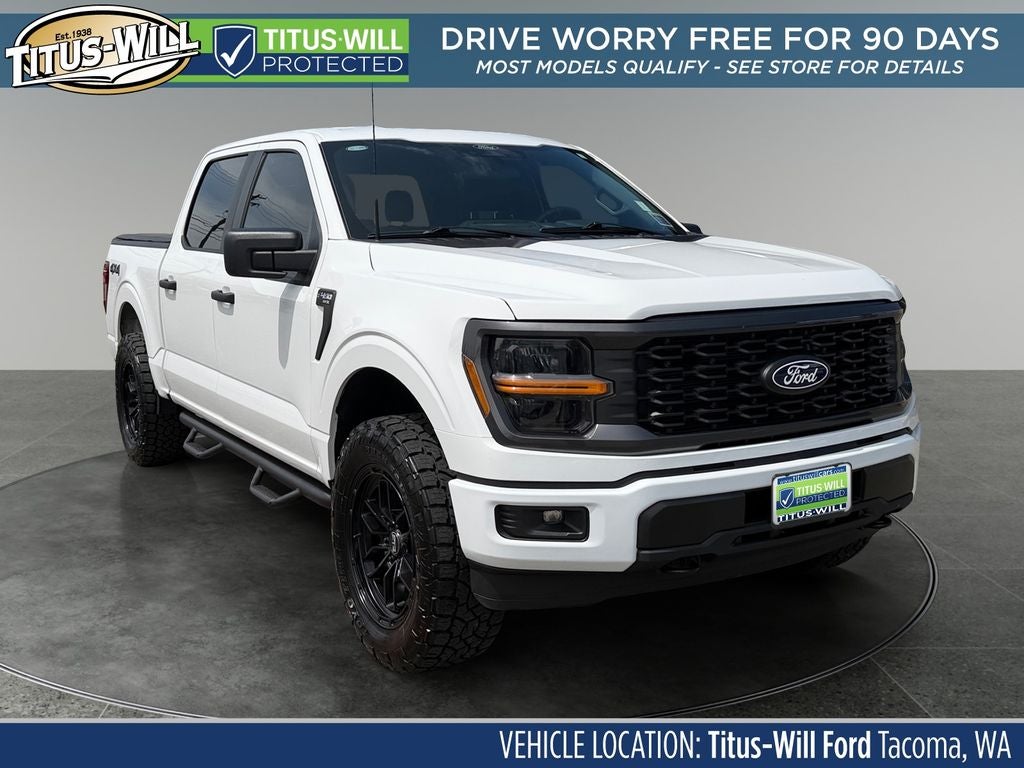 Oxford White 2024 Ford F-150 Pickup Truck Four-Wheel Drive Automatic