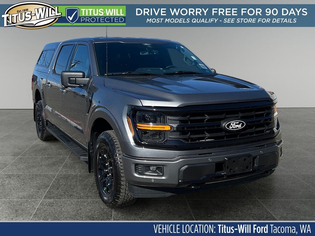 Gray 2025 Ford F-150 Pickup Truck Four-Wheel Drive Automatic