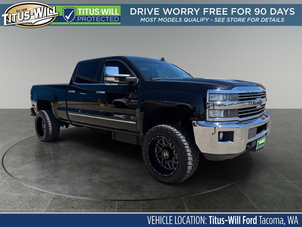 Black 2015 Chevrolet Silverado 2500HD Pickup Truck Four-Wheel Drive 6-Speed Automatic