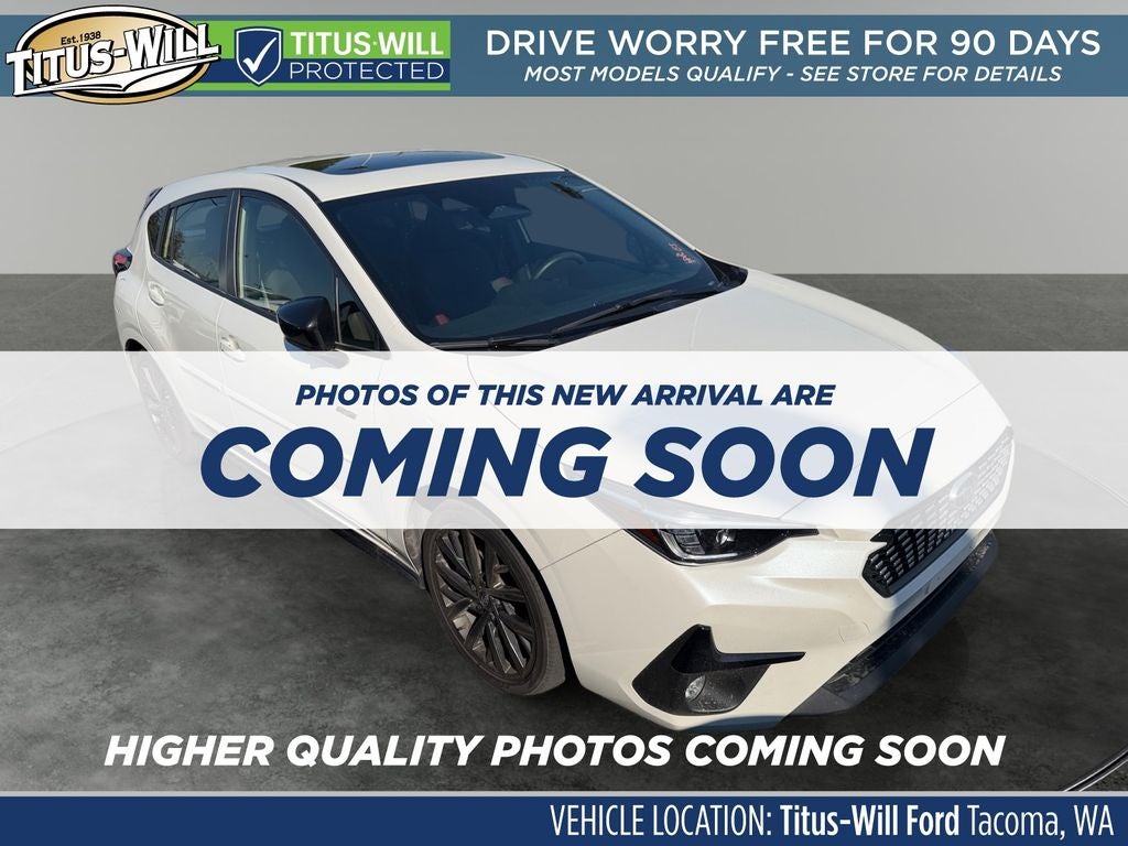 Crystal White Pearl 2024 Subaru Impreza Wagon All-Wheel Drive Continuously Variable Transmission