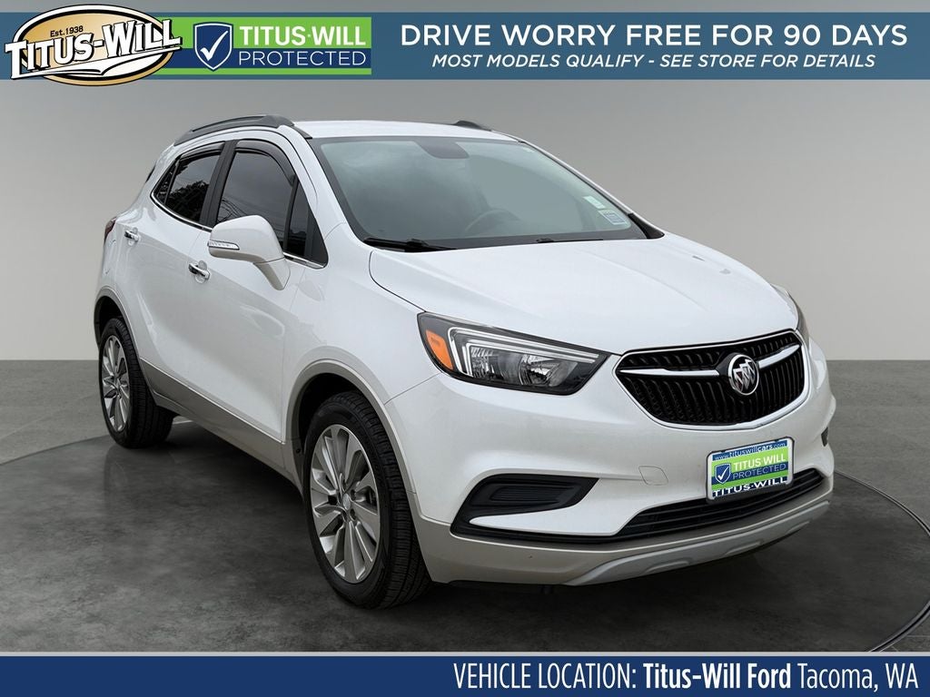 White Frost 2017 Buick Encore SUV / Crossover Front-Wheel Drive 6-Speed Automatic Overdrive