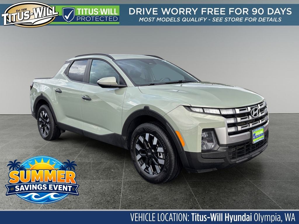 Sage Gray 2025 Hyundai Santa Cruz SEL Crew Cab AWD Pickup Truck All-Wheel Drive 8-Speed Automatic