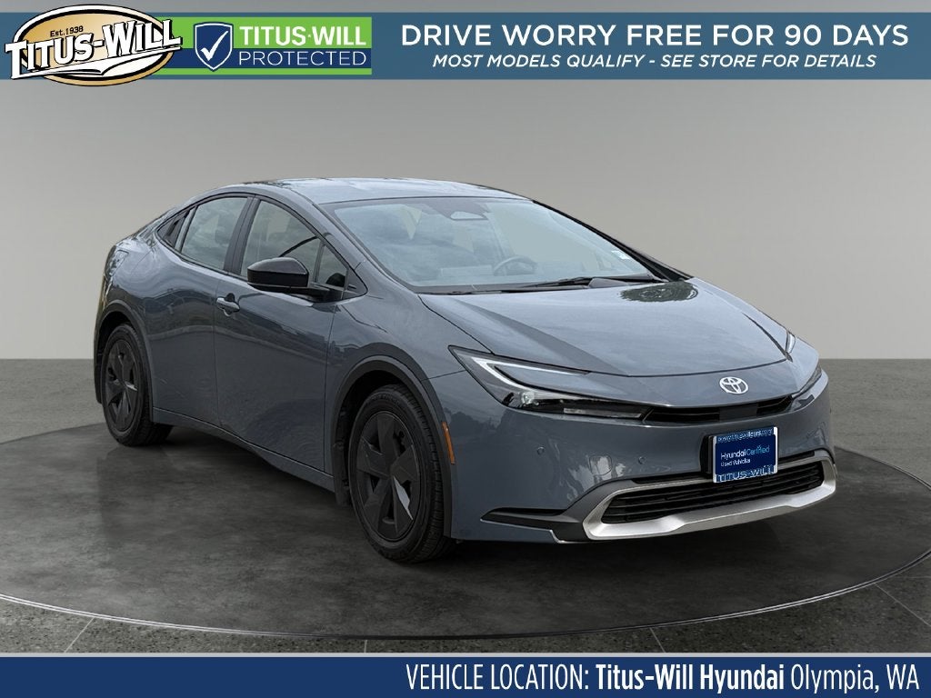 Black (Charcoal) 2025 Toyota Prius Plug-In Hybrid Hatchback Front-Wheel Drive Continuously Variable Transmission