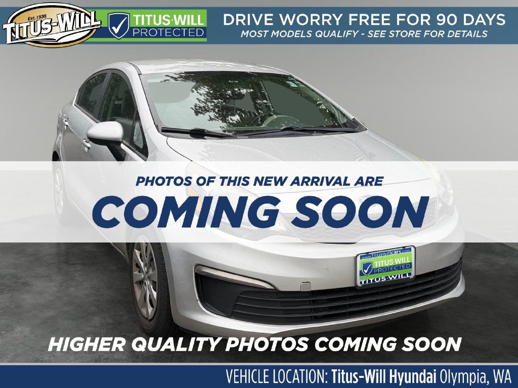 Bright Silver 2017 Kia Rio Sedan Front-Wheel Drive 6-Speed Manual