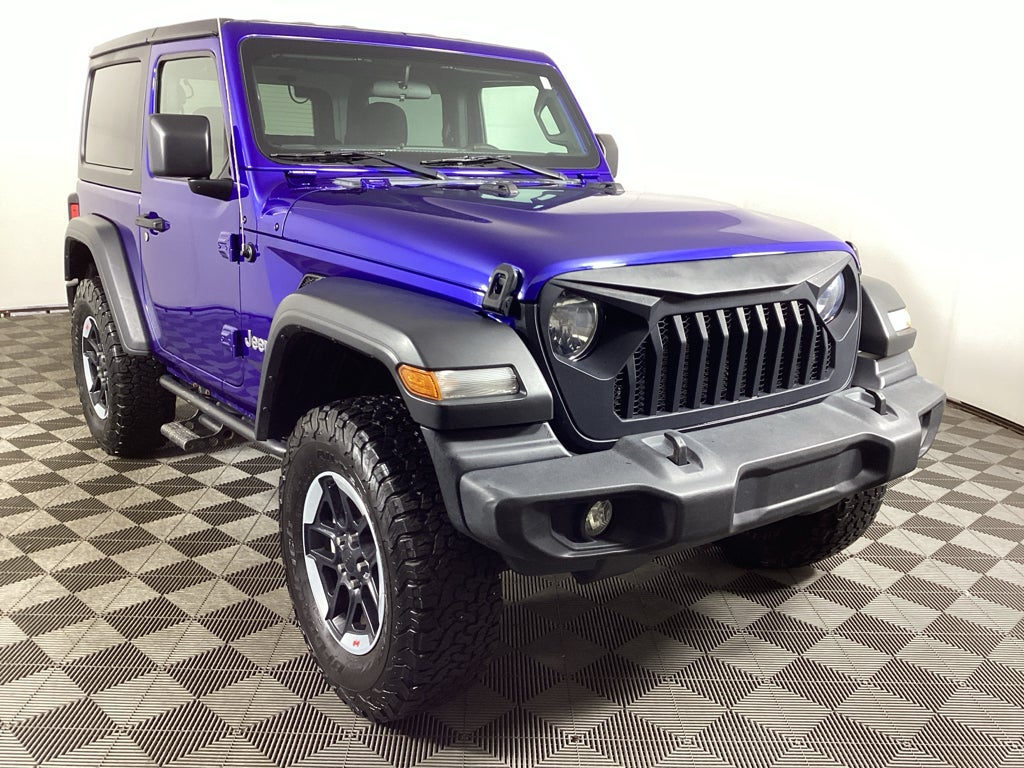 Ocean Blue Metallic Clearcoat 2019 Jeep Wrangler SUV / Crossover Four-Wheel Drive 6-Speed Manual