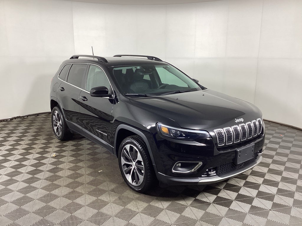 Diamond Black Crystal Pearlcoat 2022 Jeep Cherokee Limited 4WD SUV / Crossover Four-Wheel Drive 9-Speed Automatic