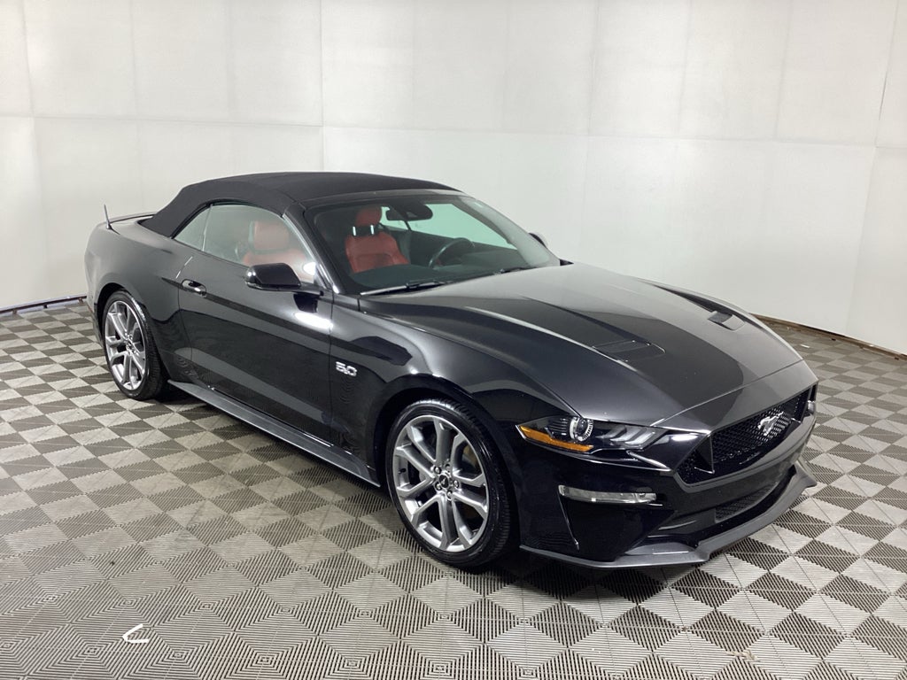 Shadow Black 2021 Ford Mustang Convertible Rear-Wheel Drive 6-Speed Manual