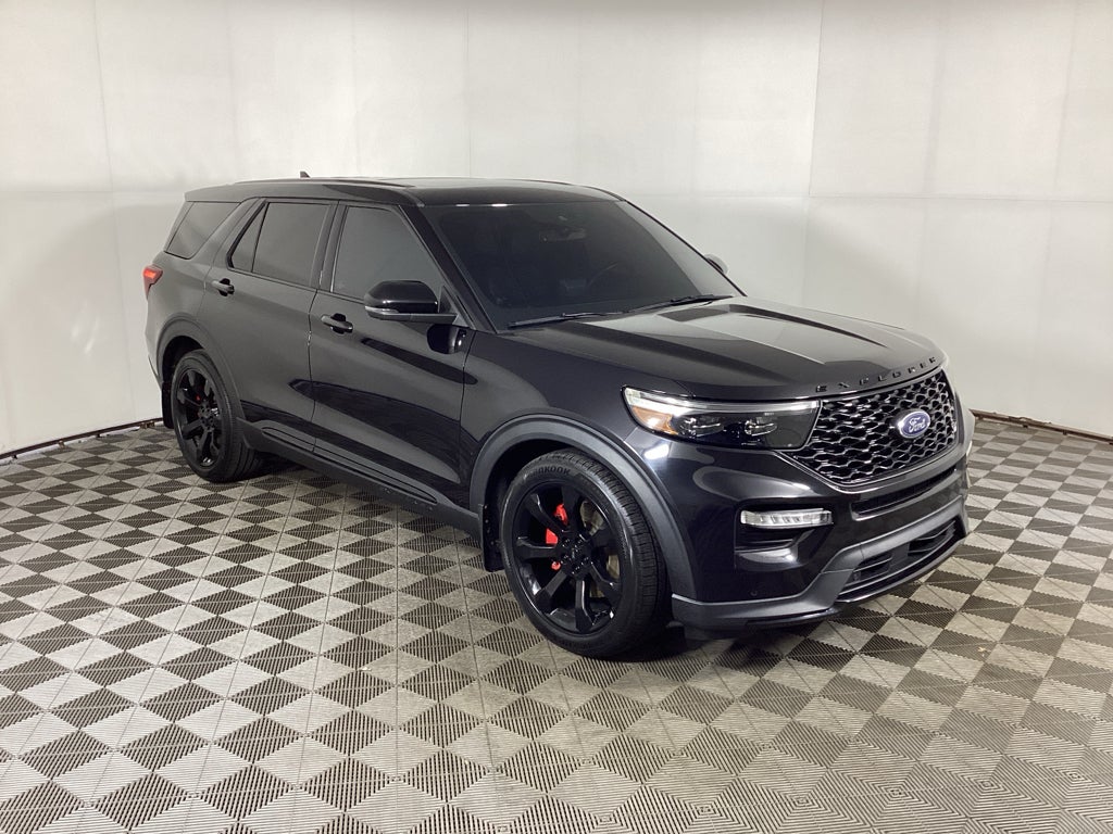 Agate Black Metallic 2022 Ford Explorer SUV / Crossover All-Wheel Drive Automatic