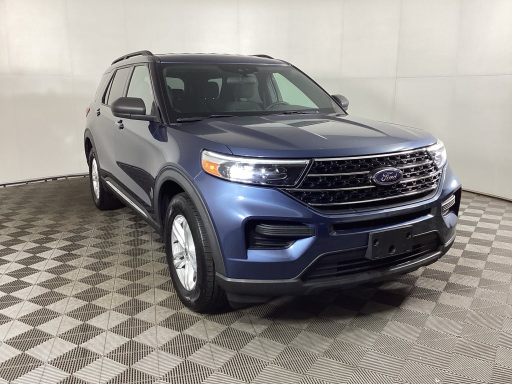 Blue Metallic 2020 Ford Explorer SUV / Crossover All-Wheel Drive Automatic