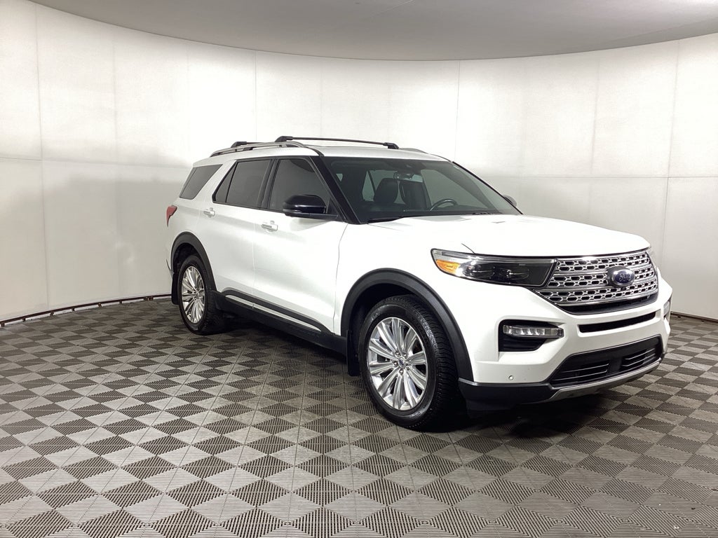 Star White Tri-Coat 2020 Ford Explorer SUV / Crossover All-Wheel Drive Automatic