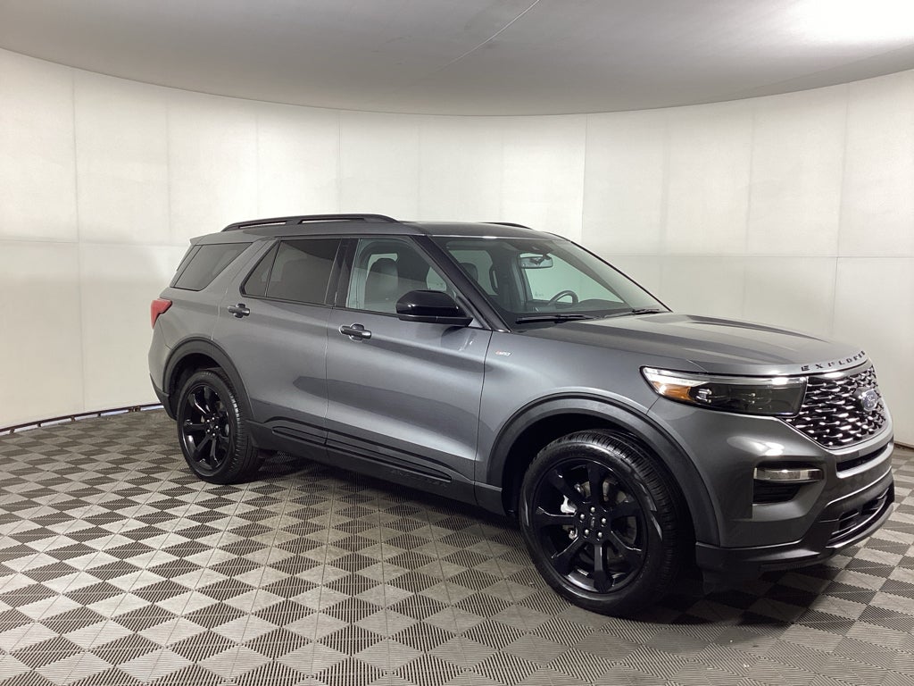 Carbonized Gray Metallic 2023 Ford Explorer SUV / Crossover All-Wheel Drive Automatic