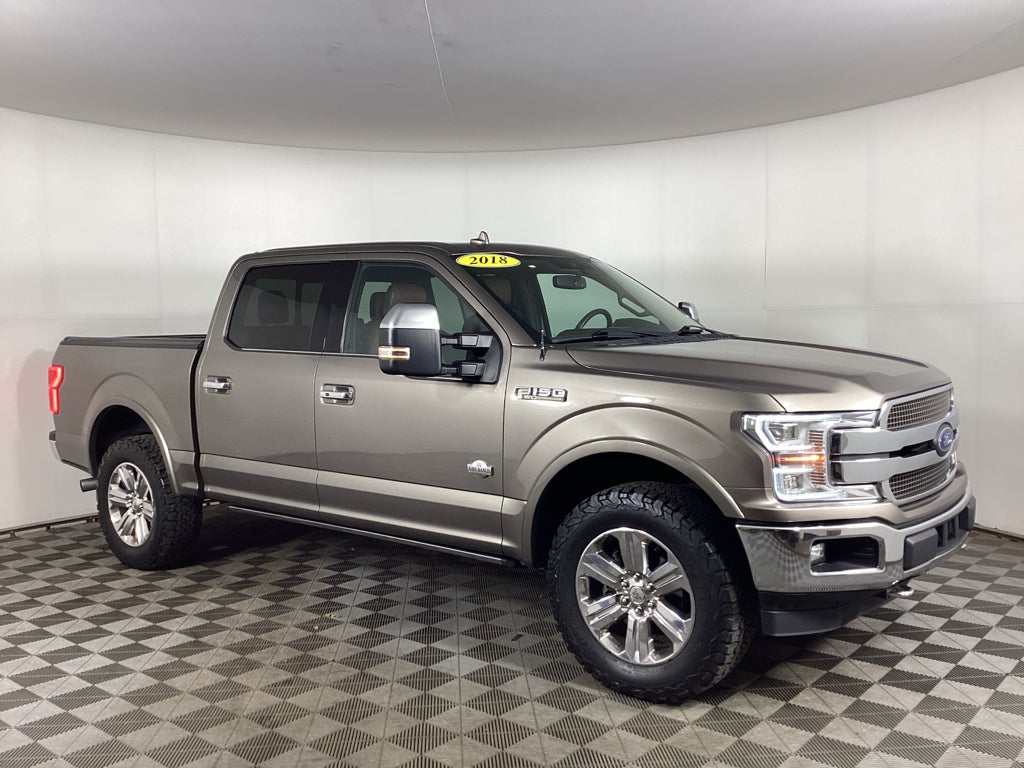 Stone Gray 2018 Ford F-150 Pickup Truck Four-Wheel Drive Automatic