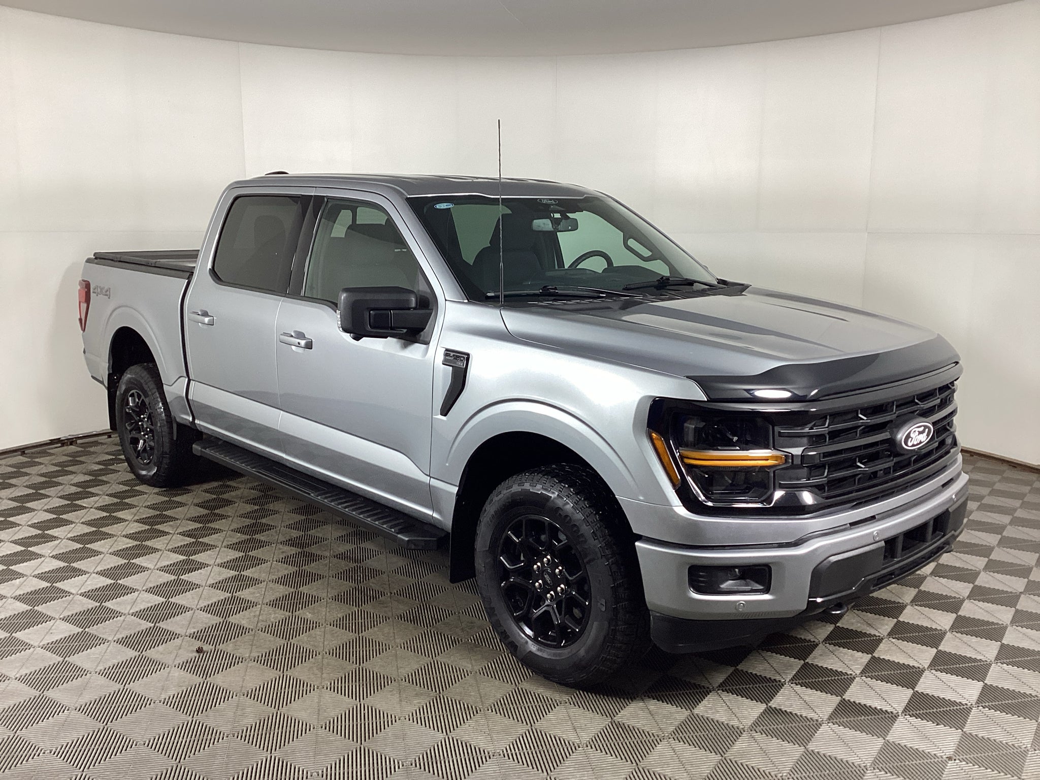 Iconic Silver Metallic 2025 Ford F-150 Pickup Truck Four-Wheel Drive Automatic