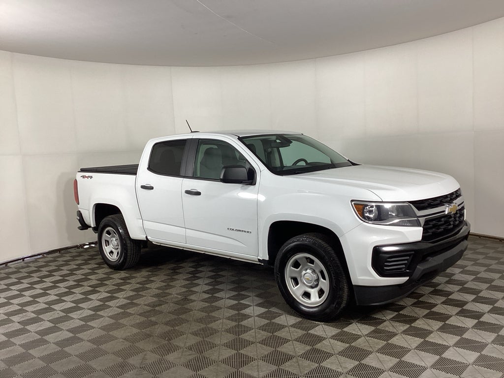 Summit White 2021 Chevrolet Colorado Pickup Truck Four-Wheel Drive 8-Speed Automatic