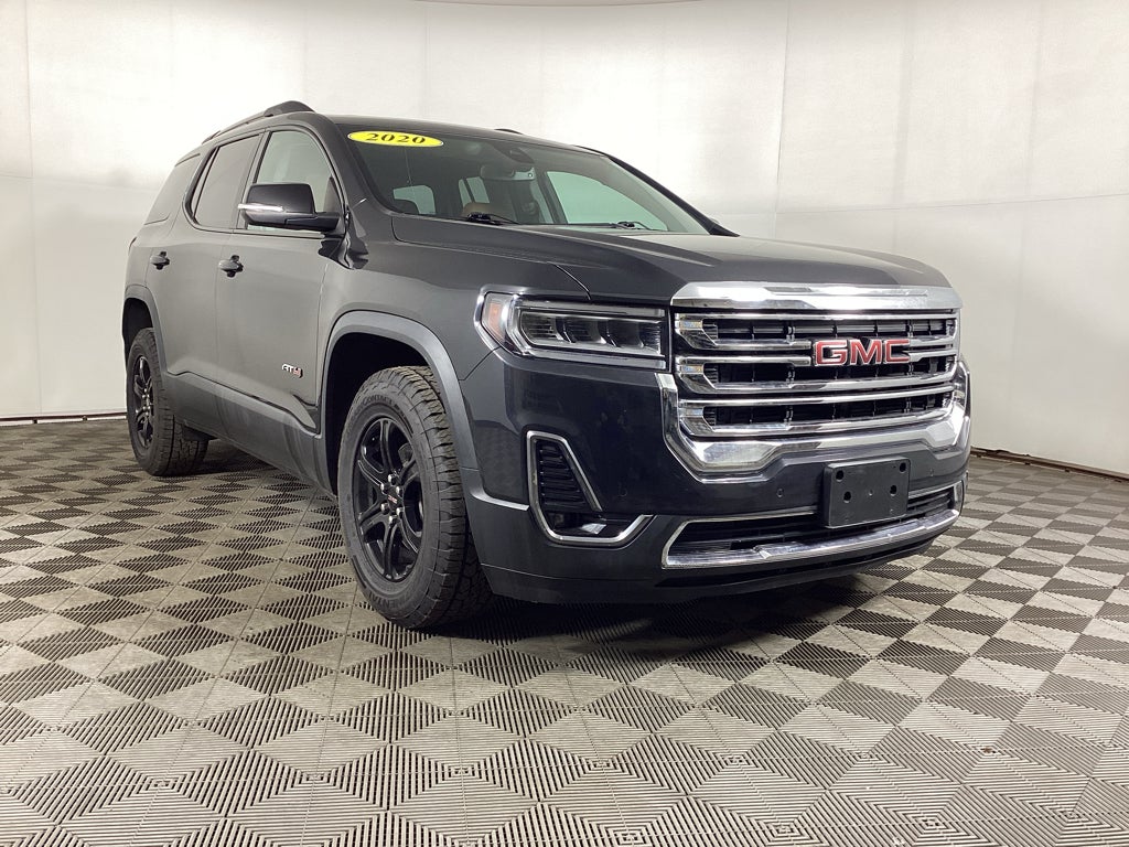 Carbon Black Metallic 2020 GMC Acadia SUV / Crossover Four-Wheel Drive 9-Speed Automatic