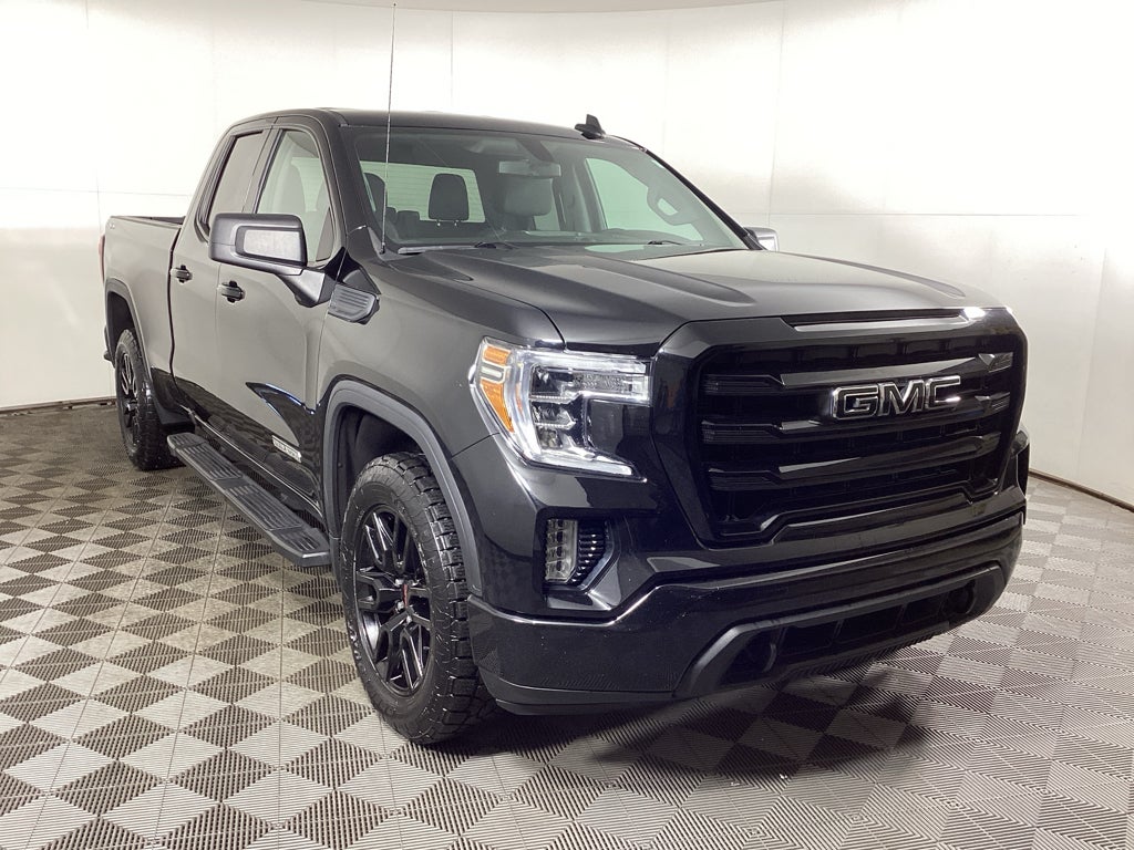 Onyx Black 2022 GMC Sierra 1500 Limited Elevation Double Cab 4WD Pickup Truck Four-Wheel Drive 8-Speed Automatic