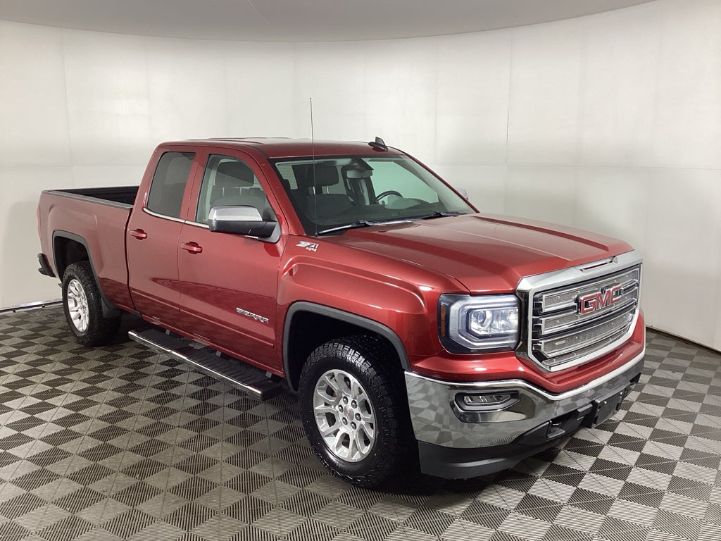 Red Quartz Tintcoat 2018 GMC Sierra 1500 SLE Double Cab 4WD Pickup Truck Four-Wheel Drive 6-Speed Automatic