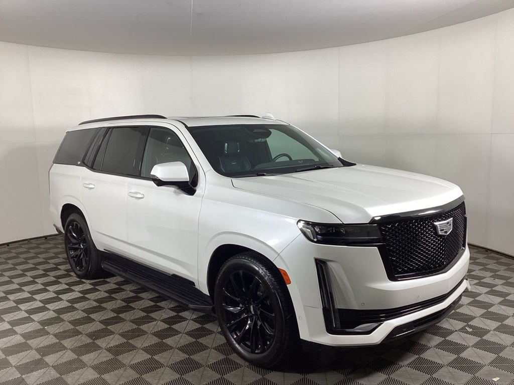 Crystal White Tricoat 2023 Cadillac Escalade SUV / Crossover Four-Wheel Drive Automatic